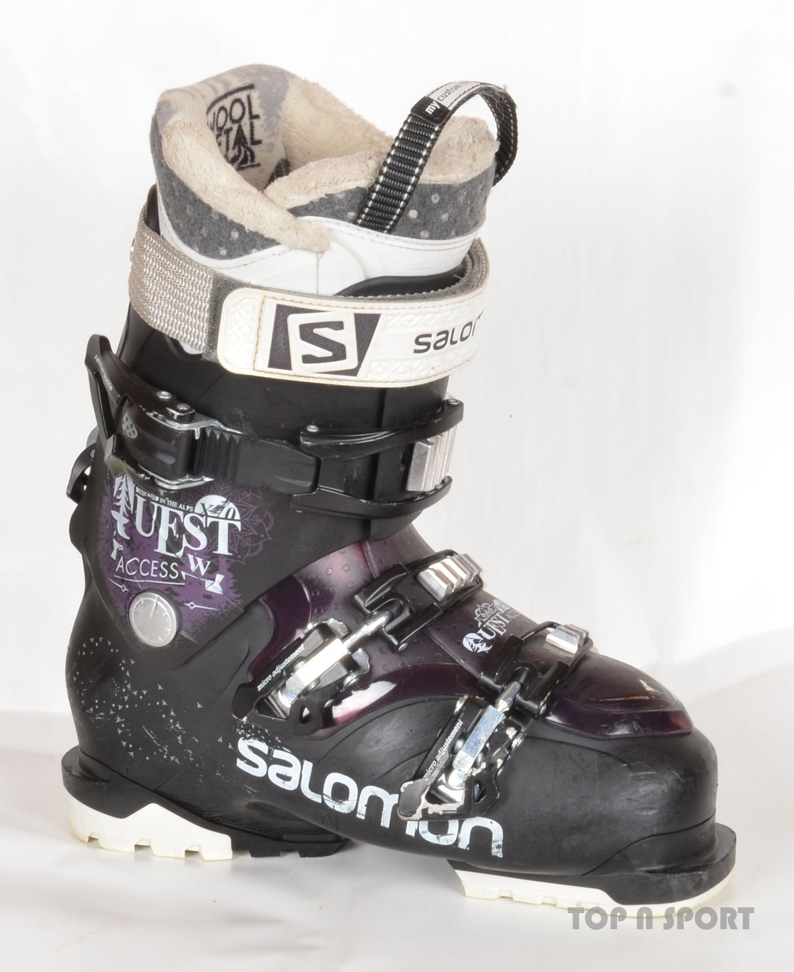 Continentaal Afdeling Verplicht Salomon QUEST ACCESS X 70 W - chaussures de ski d'occasion Femme -... – Top  N Sport, professionnel du matériel de ski d'occasion