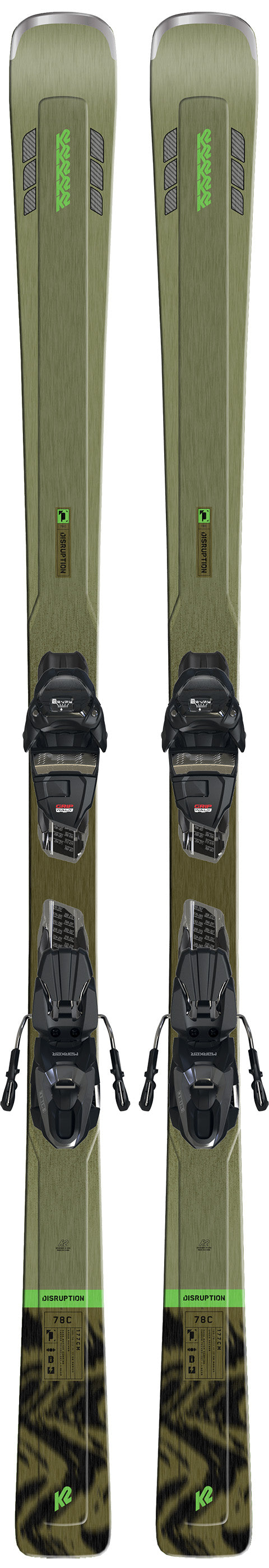 Pack neuf skis K2 DISRUPTION 78 C + M3 11 GW - neuf déstockage