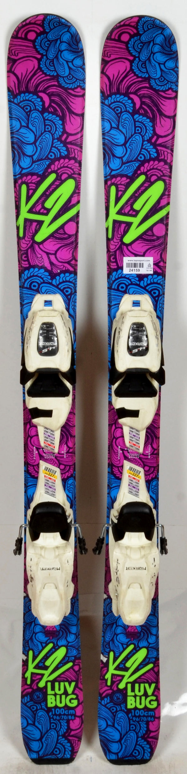 K2 LUV BUG blue - skis d'occasion Junior