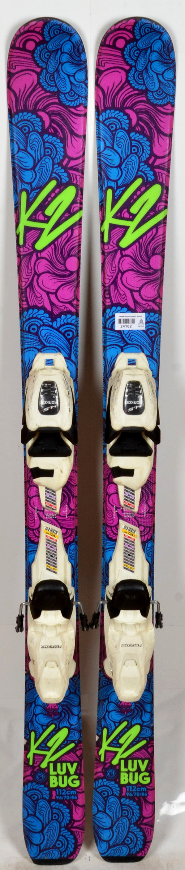 K2 LUV BUG blue - skis d'occasion Junior