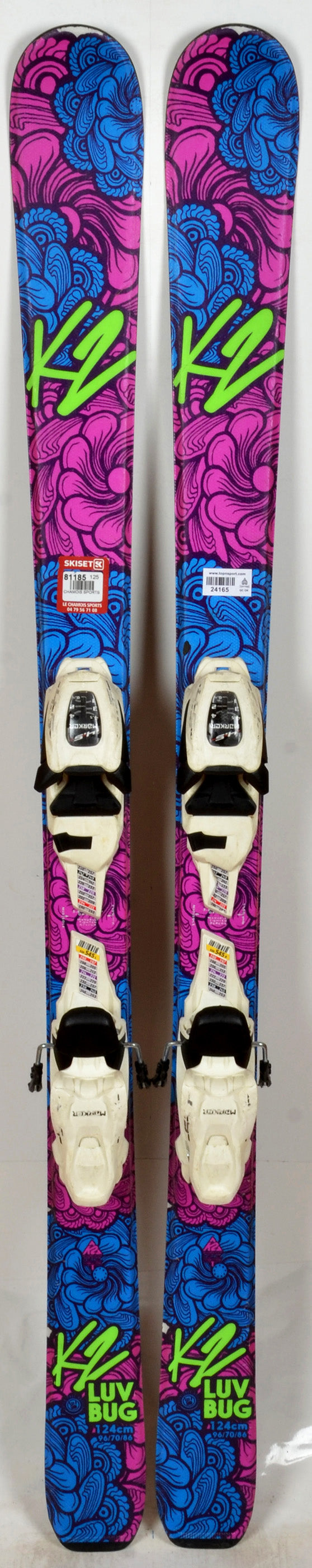 K2 LUV BUG blue - skis d'occasion Junior