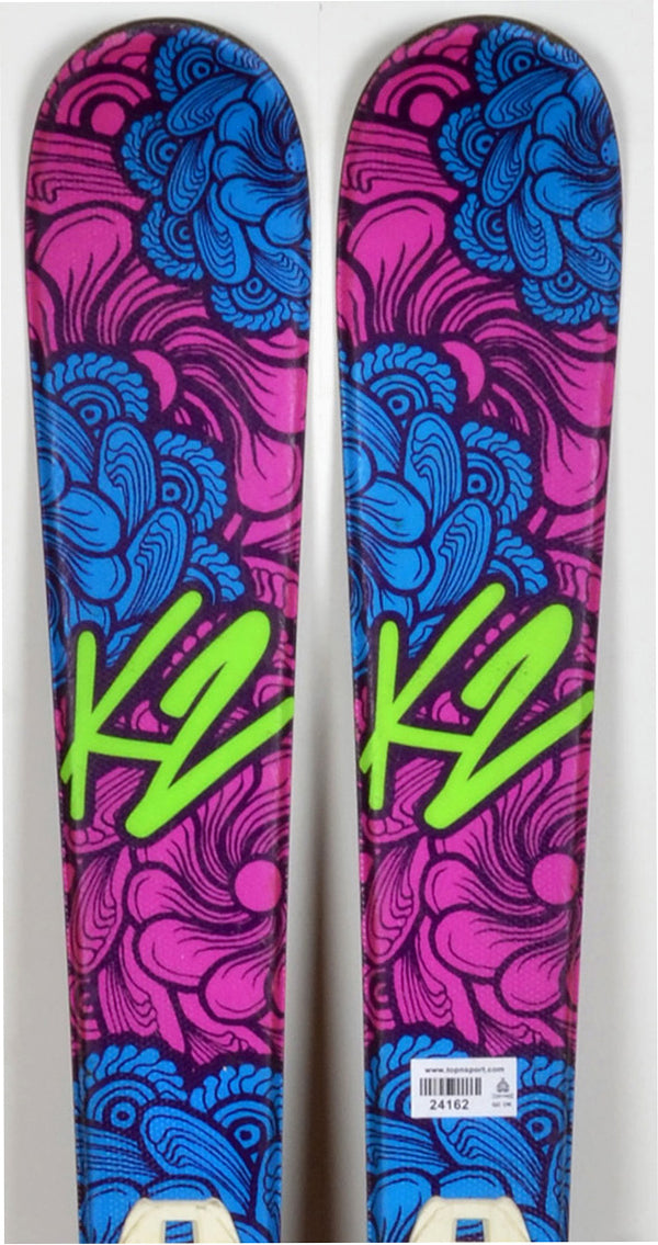 K2 LUV BUG blue - skis d'occasion Junior