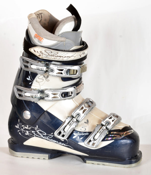 Salomon DIVINE 5 blue Chaussures de ski d occasion Femme Top N Sport professionnel du materiel de ski d occasion