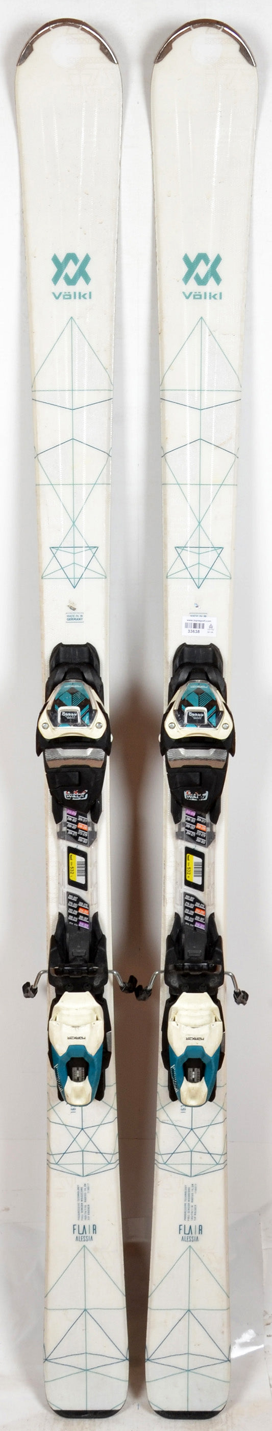 Völkl FLAIR ALESSIA white / blue - skis d'occasion Femme