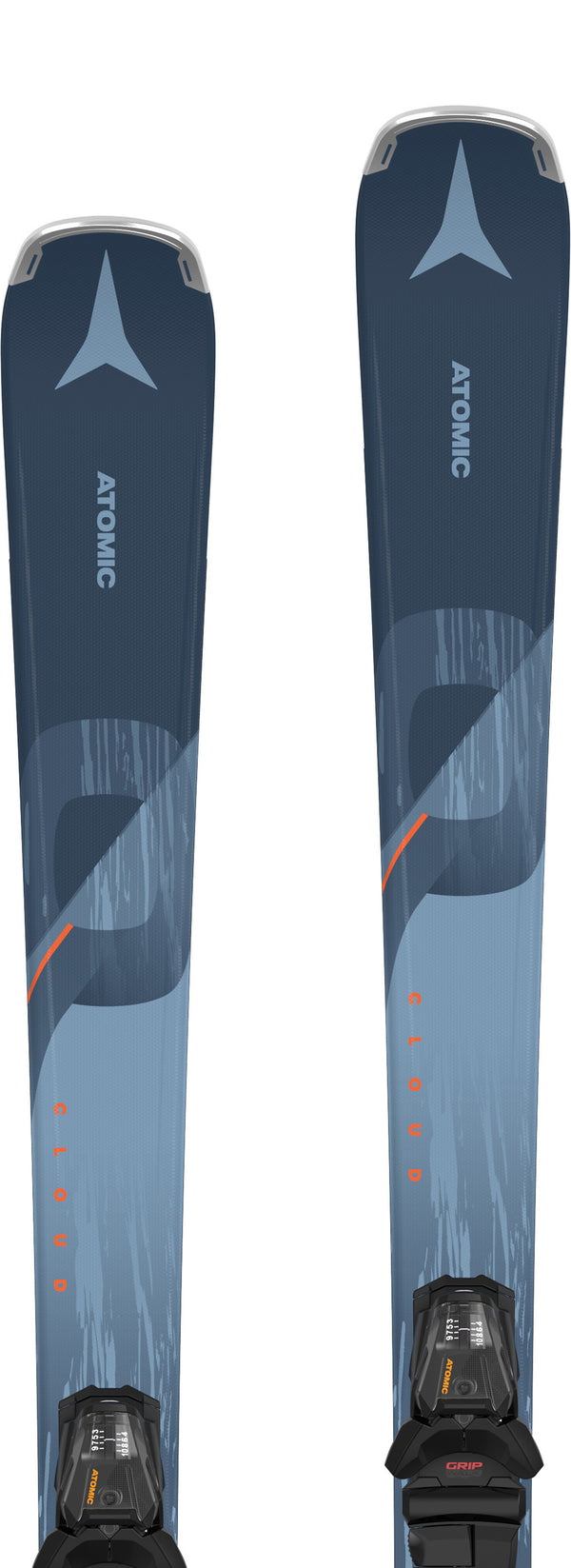 Pack neuf skis Atomic CLOUD Q8 grey + fixations M10 GW - neuf déstockage