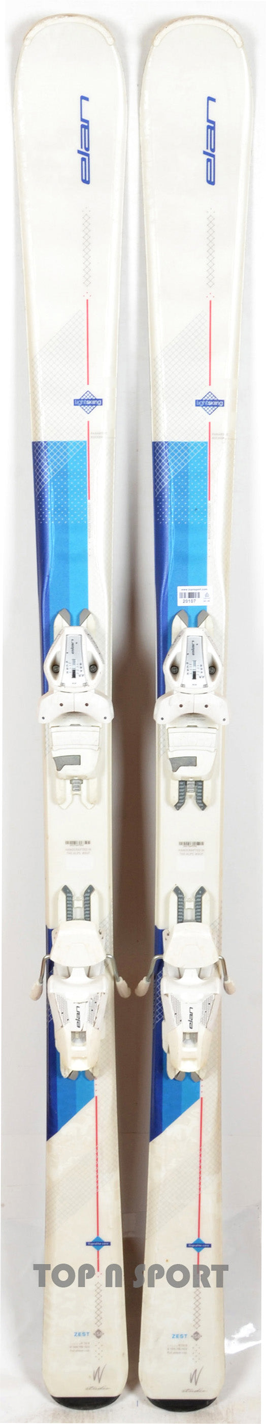 Elan ZEST white / blue - skis d'occasion Femme