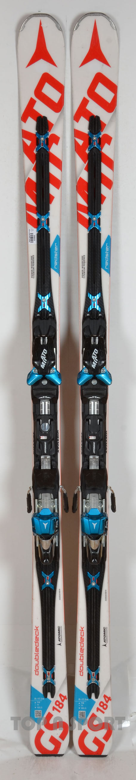 Atomic REDSTER DOUBLEDECK 3.0 GS white - skis d'occasion