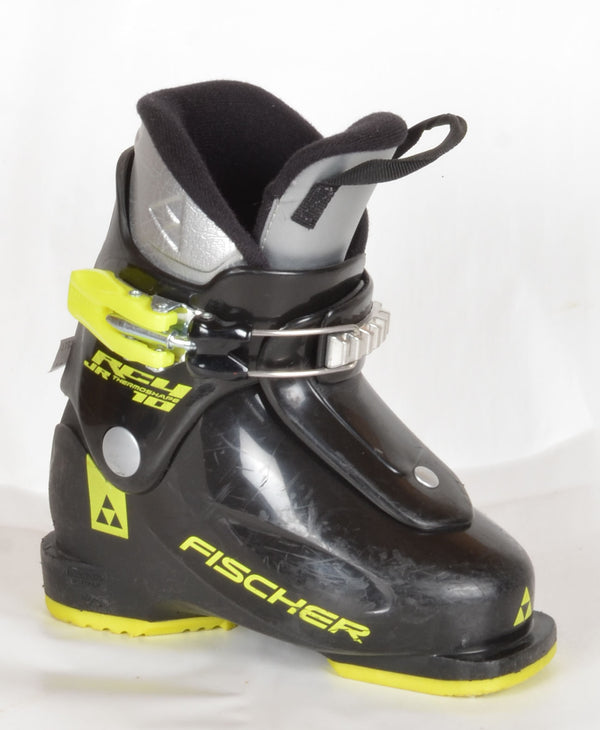 Fischer RC4 JR 10 black - chaussures de ski d'occasion  Junior