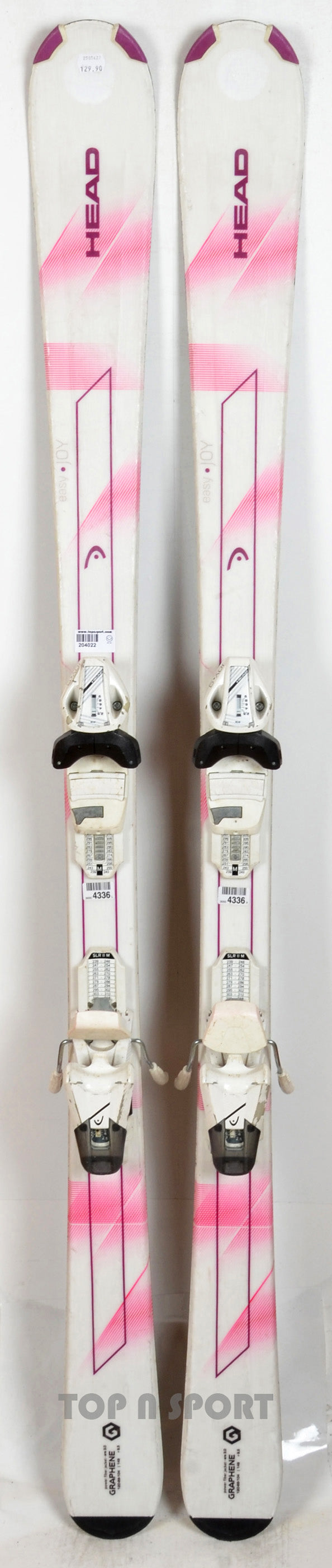 Head EASY JOY white pink skis d occasion Femme Top N Sport